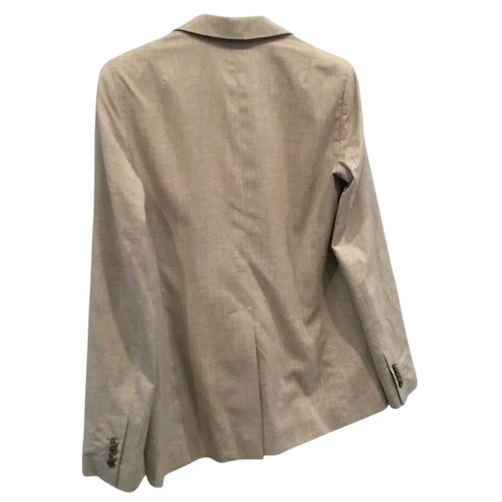 Club Monaco Long Single-Breasted Blazer Mens Size Medium M Grey Corporate READ‎